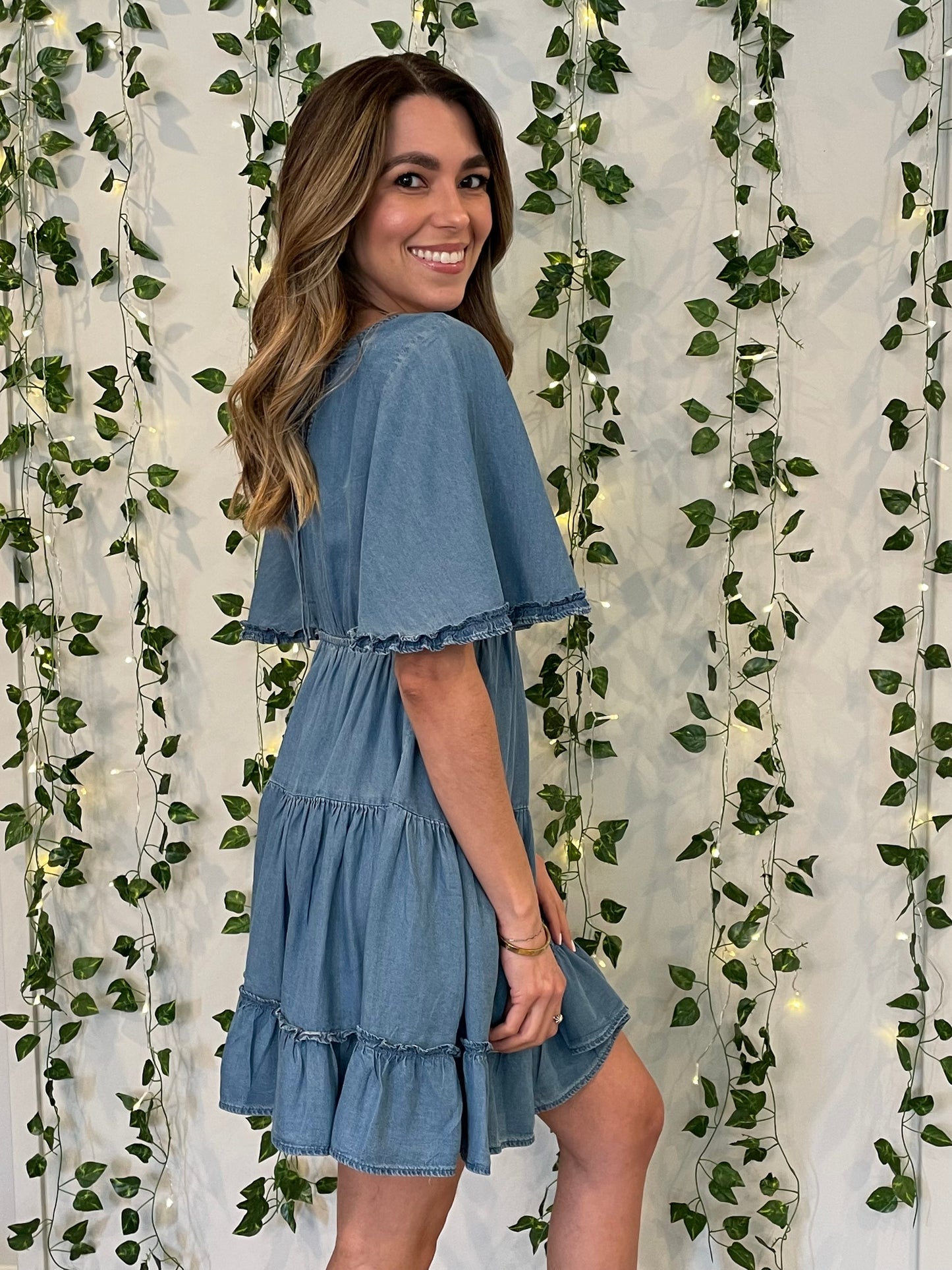 Denim Short Dress